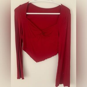 Red long sleeve size medium